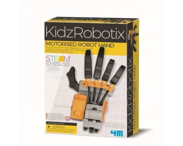 Kit constructie robot - Motorised Robot Hand, Kidz Robotix