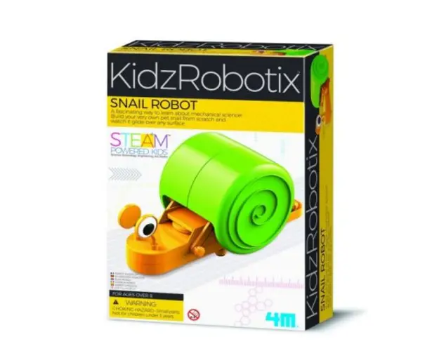 Kit constructie robot - Snail Robot, Kidz Robotix