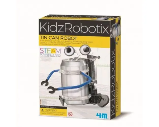 Kit constructie robot - Tin Can Robot, Kidz Robotix