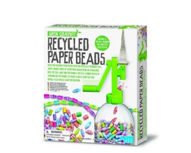 Kit creativ - Margele din hartie reciclata, Green Creativity