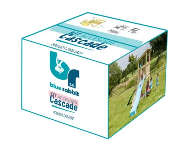 Kit cu accesorii si suruburi pentru spatiu de joaca Cascade - BlueRabbit 2.0