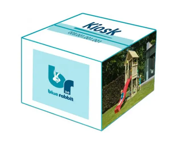 Kit cu accesorii si suruburi pentru spatiu de joaca Kiosc - BlueRabbit 2.0