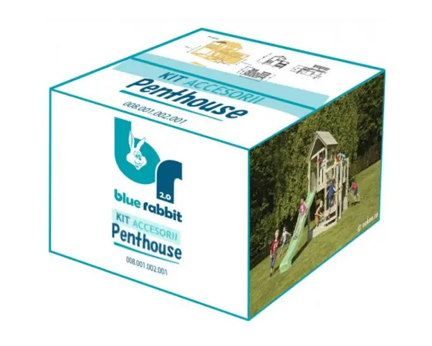 Kit cu accesorii si suruburi pentru spatiu de joaca Penthouse - BlueRabbit 2.0