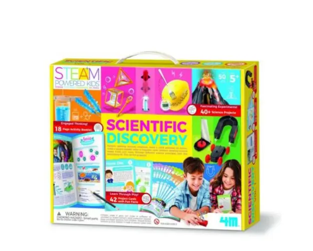 Kit stiintific - Descoperiri stiintifice Vol. 1 - 42 experimente, STEAM Kids