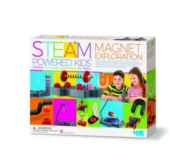 Kit stiintific - Explorarea Magnetica, STEAM Kids