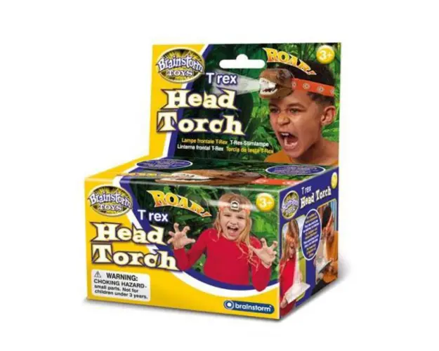 Lanterna de cap t-rex