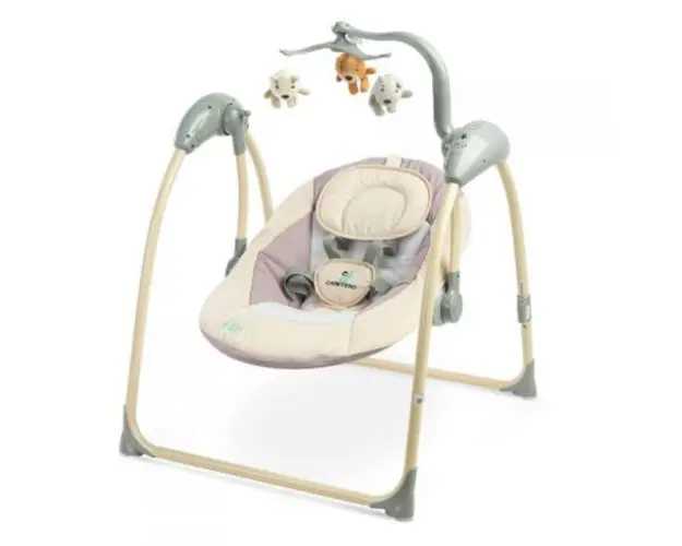 Leagan electric cu telecomanda Caretero LOOP Beige