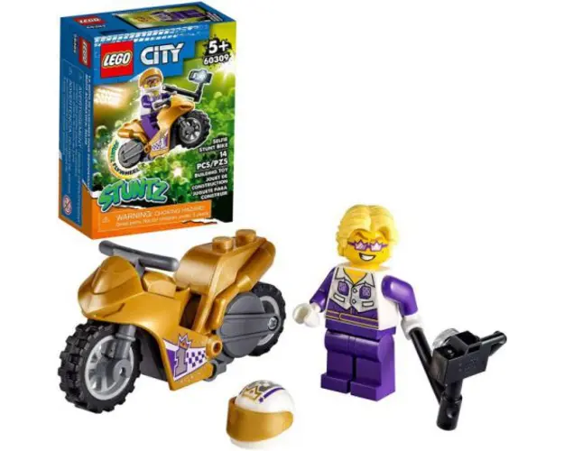 Lego City Motocicleta De Cascadorie Pentru Selfie 60309