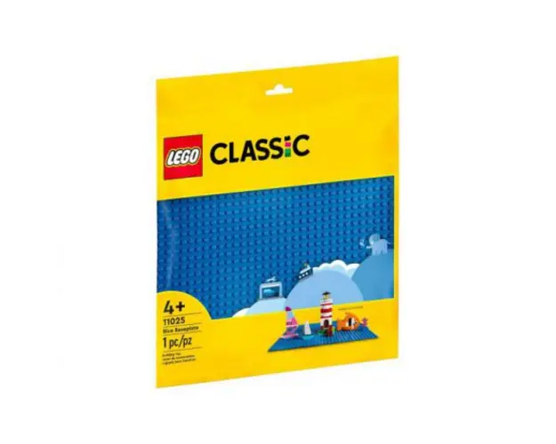 Lego Classic Placa De Baza Albastra 11025