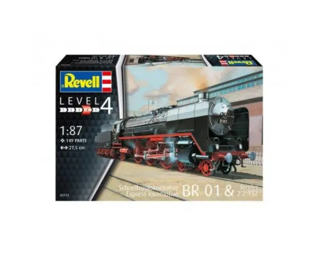Locomotiva express br 01 si tender 2'2 t32