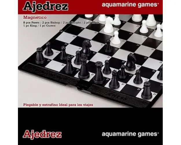 Magnetic folding chess