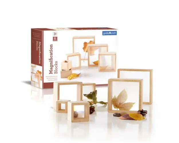Magnification Blocks cu efect de marire, Guidecraft