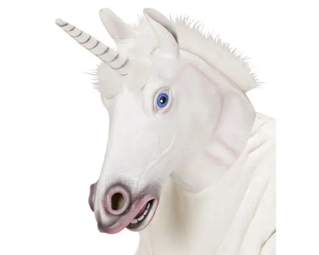 Masca unicorn latex