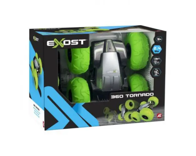 Masina Cu Telecomanda Exost 360 Tornado Verde