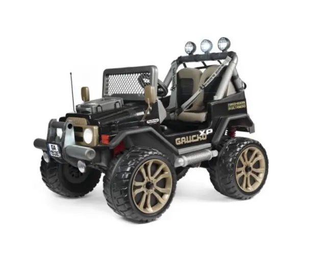 Masina Peg Perego Gaucho XP, 24V, 3 ani +, Negru Maro