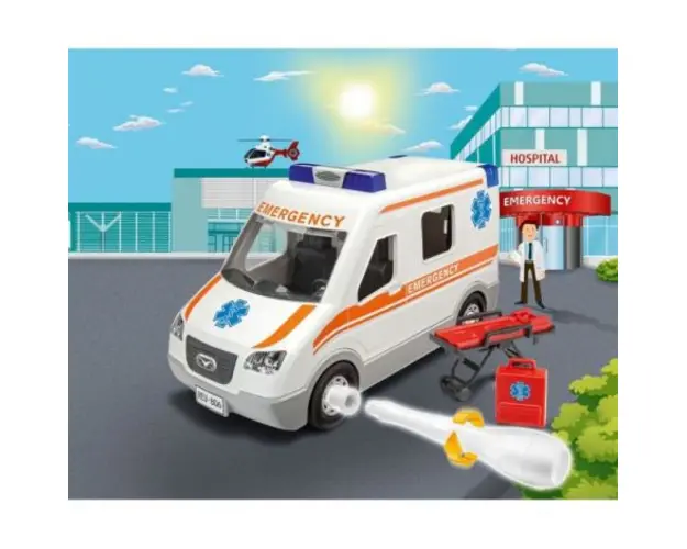 Masinuta junior kit revell ambulanta rv0806