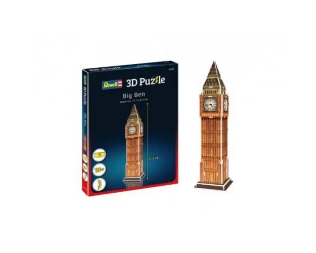 Mini 3d puzzle big ben, 13 piese