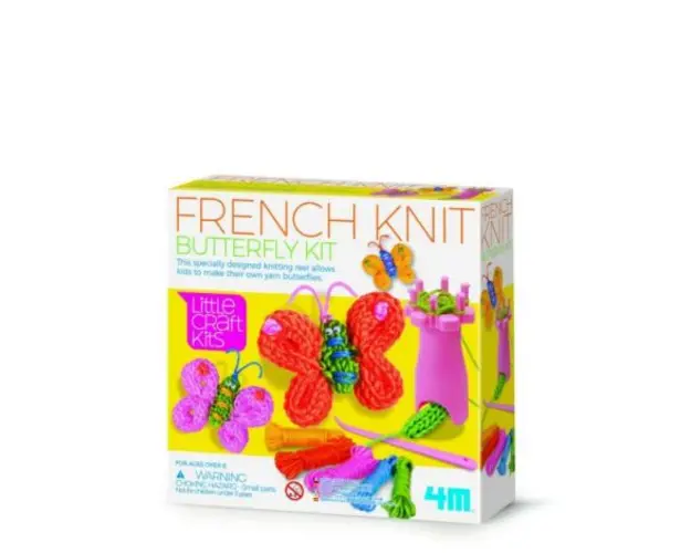 Mini set creativ - Fluturi tricotati, LittleCraft