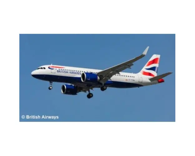 Modelset british airways a320