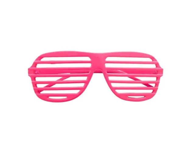 Ochelari disco neon roz