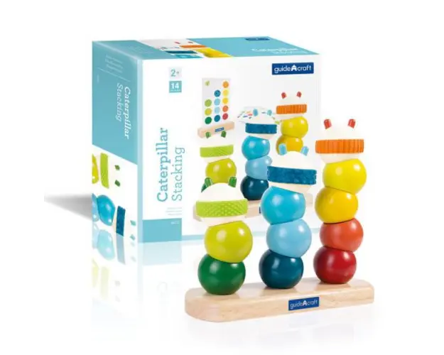 Omizi colorate de stivuit, Guidecraft