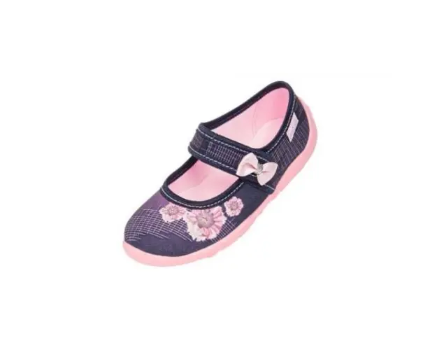 Pantofi cu interior de bumbac pentru fetite Vi-GGa-Mi Kamila Imprimeu marimea 30