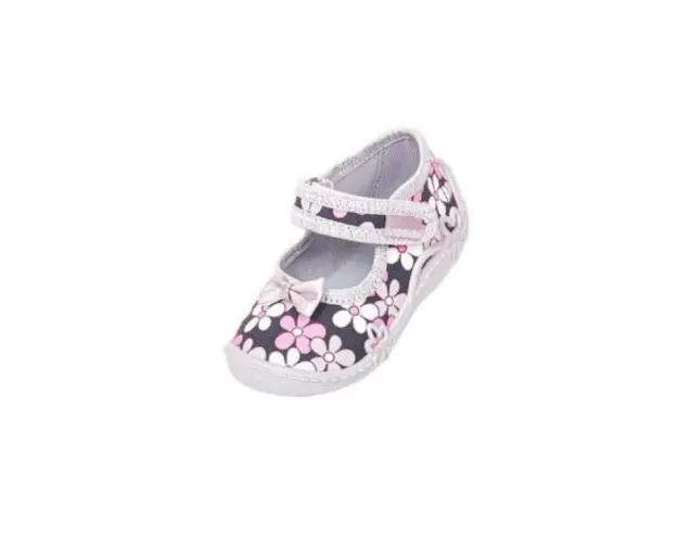 Pantofi cu interior de bumbac pentru fetite Vi-GGa-Mi Zosia Floricele marimea 22