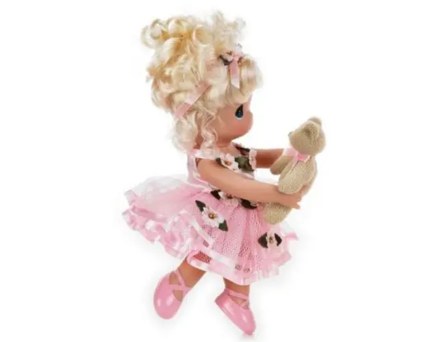 Papusa decor, Danseaza cu mine - blonda, 23 cm - Precious Moments