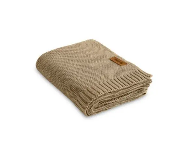 Paturica de bumbac si bambus Sensillo 100x80 cm Bej