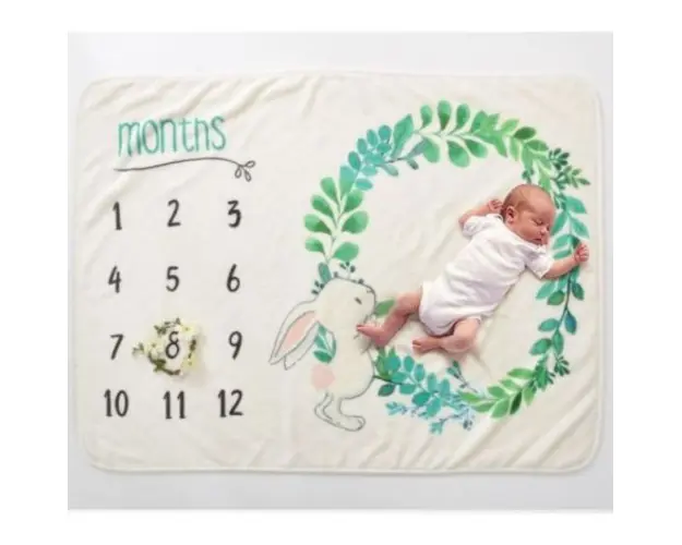 Paturica Milestone plusata pentru fotografii memorabile Iepuras