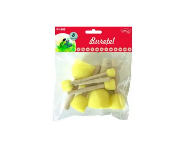 Pensule buretel - set 8 buc