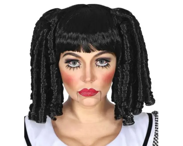 Peruca bruneta papusa Widmann Italia 01506