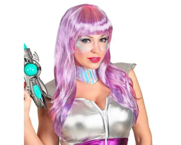 Peruca cosmica cu guler