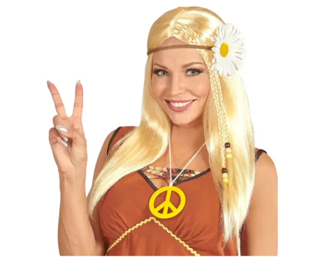 Peruca hippie dama