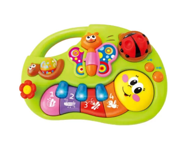 Pianina Animalutelor Vesele Cu Lumini Si Sunete