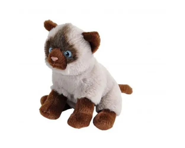 Pisica Siameza - Jucarie Plus Wild Republic 13 cm