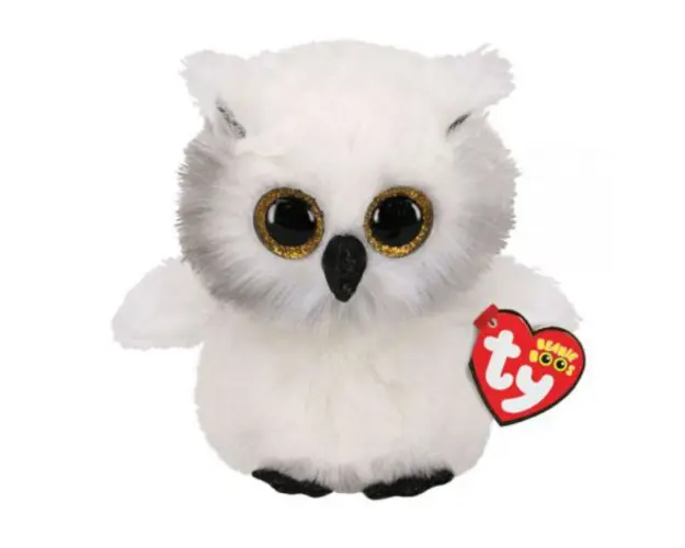 Plus bufnita alba AUSTIN (24 cm) - Ty