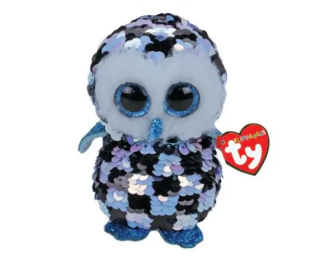 Plus cu paiete bufnita TOPPER (24 cm) - Ty