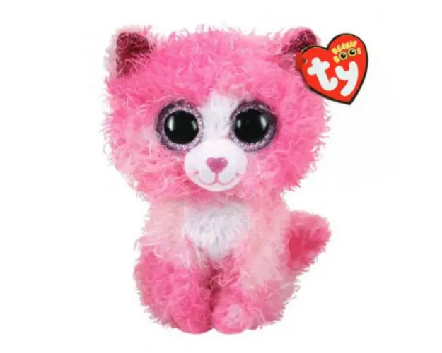 Plus pisica roz REAGAN (15 cm) - Ty
