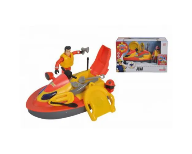 Pompierul Sam Jetsky Cu Roti Si Figurina
