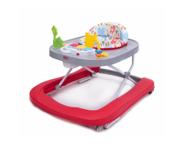 Premergator impingator 4Baby WALK'N PUSH 2 in 1 Rosu