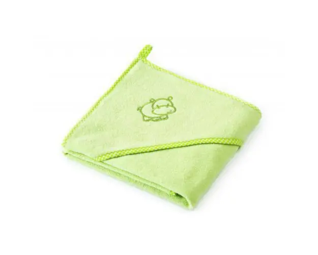 Prosop cu gluga Sensilllo HIPPO 80x80 cm Green