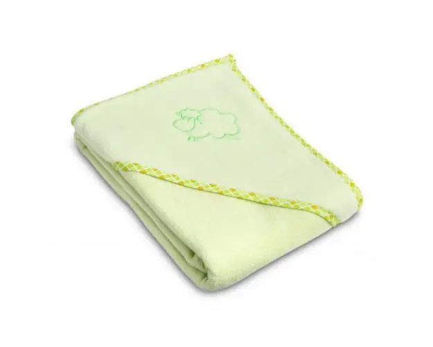 Prosop cu gluga Sensillo SHEEP 80x80 cm Green