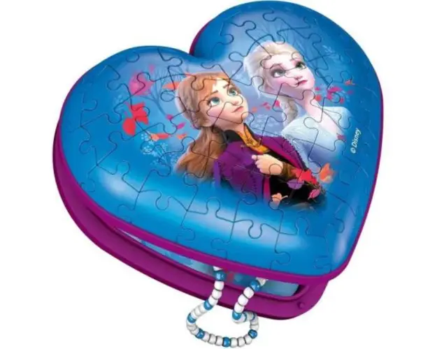 Puzzle 3D Cutie Inima Frozen, 54 Piese