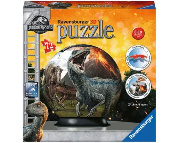 PUZZLE 3D JURASSIC WORLD, 72 PIESE
