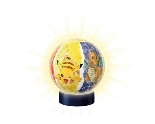 Puzzle 3D Luminos Pokemon, 72 Piese