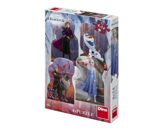 Puzzle 4 in 1 - frozen ii (54 piese)
