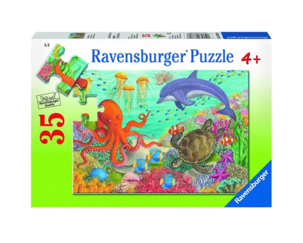 PUZZLE ANIMALE DIN OCEAN, 35 PIESE