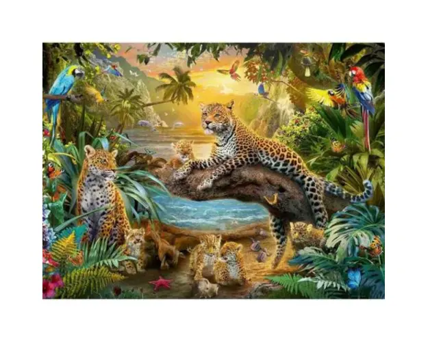 Puzzle Animale In Savana, 1500 Piese