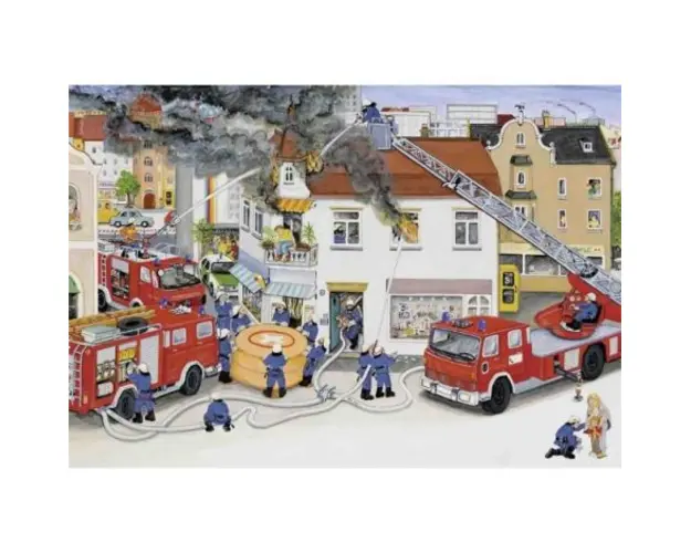 Puzzle Brigada De Pompieri, 2X24 Piese